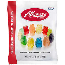 GUMMY BEAR 12 FLAVOR 12 CT/3.5 OZ BAG