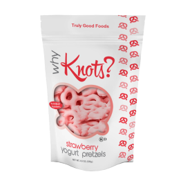 STRAWBERRY YOGURT PRETZELS SUR BAG 12/4.5OZ TGF